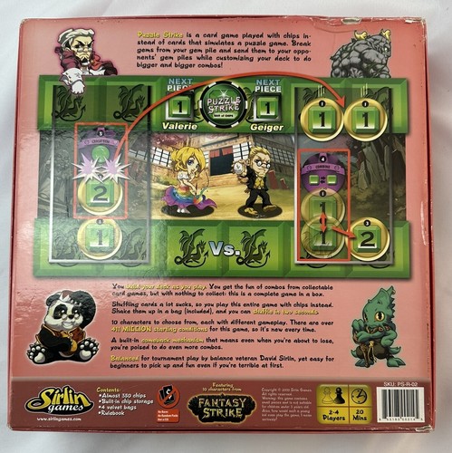 2010 Puzzle Strike Game by Sirlin Games Complete in Great Condition FREE SHIP - 第 8/8 張圖片