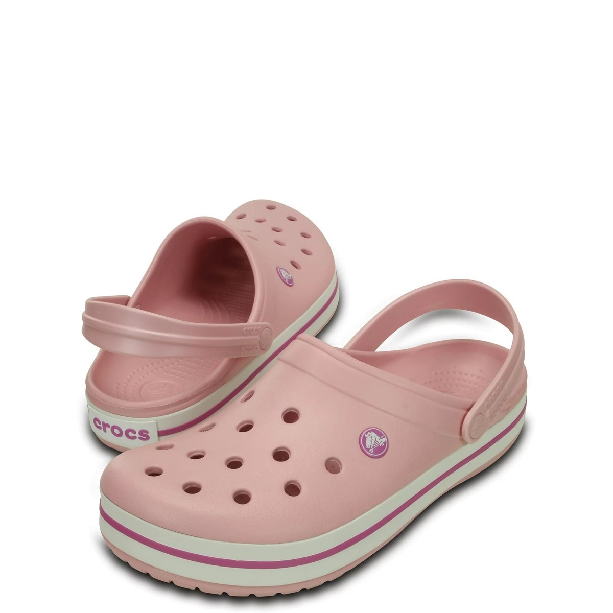 Crocs Crocband Clog Pearl Pink Wild Orchid Men’s  Size 10 Women’s Size 12 NEW Crocs Crocband Clog Pearl Pink Wild Orchid Men main image 2