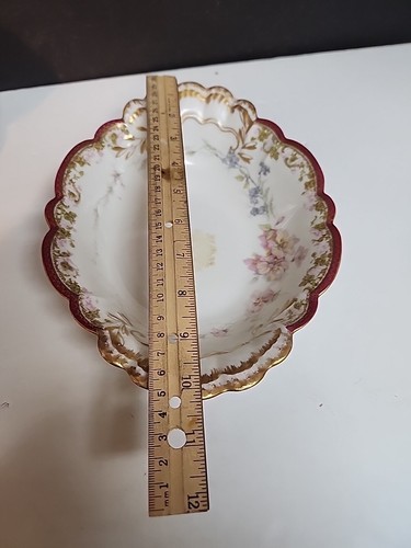 VINTAGE HAVILAND LIMOGES FRENCH PORCELAIN Serving BOWL - Picture 7 of 9
