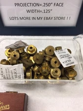 BOSTON GEAR BRASS Y-4836 SPUR PINION GEAR CLOCK TELESCOPE MODEL 3/16" BORE HOLE