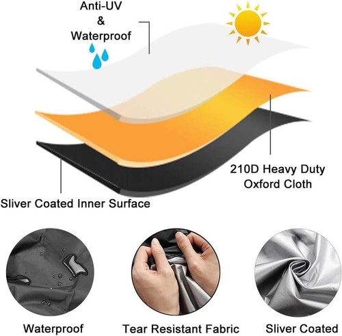 210D Oxford Folding Treadmill Cover, Waterproof & Dustproof - Indoor/Outdoor Use - Picture 4 of 10