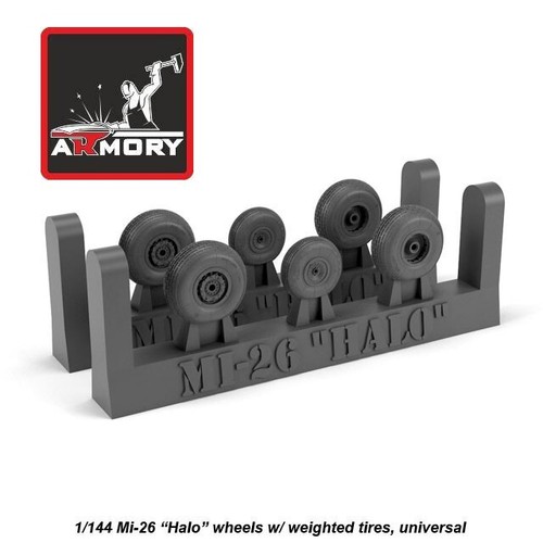 Armory Models AR AW14013 Scale 1:144 Mil Mi-26 Halo wheels for plastic model kit - Bild 12 von 24