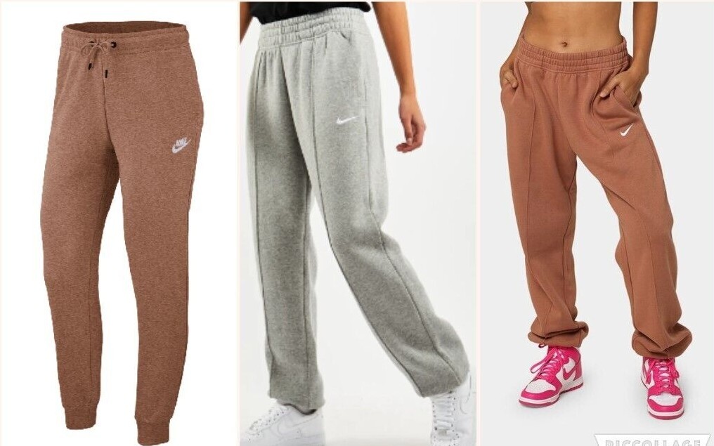 Nike Women Sportswear Essential Fleece Trousers Ladies Loungewear Joggers