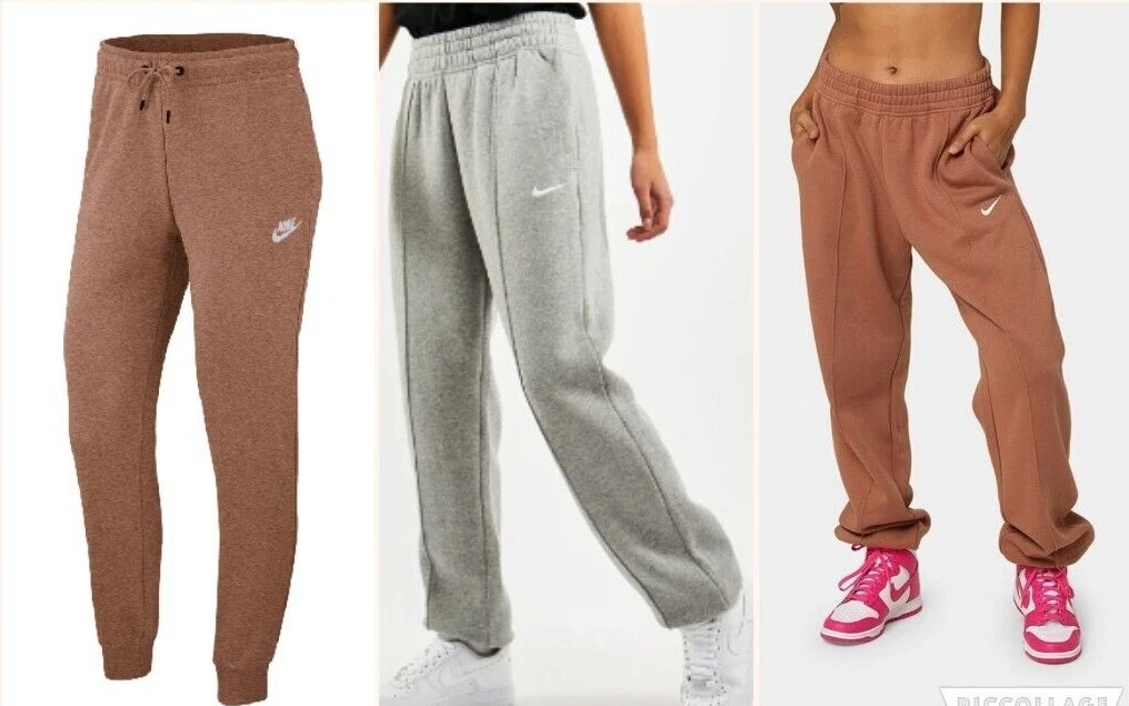 Nike Women Sportswear Essential Fleece Trousers Ladies Loungewear