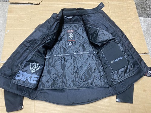 ARLEN NESS Mens Leather & Textile Motorbike Jacket UK 40" Chest (B62#5) - Picture 9 of 24