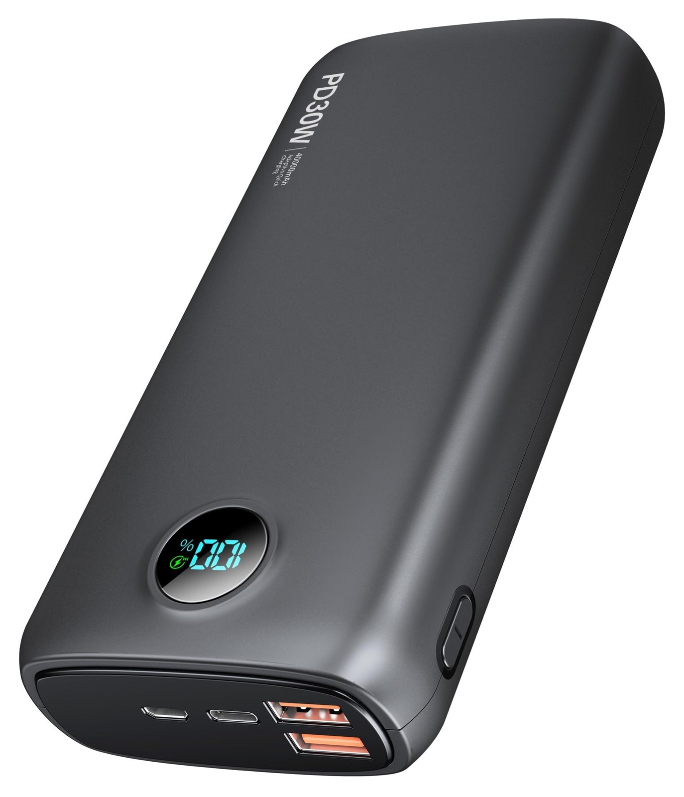 40000mAh Power Bank with QC 4.0 and PD 30W Fast Charging Portable Charger