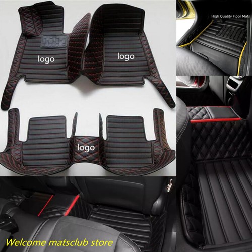 Car Floor Mats For BMW All Models Auto Carpets Waterproof Luxury Front Rear Pads - Picture 2 of 36