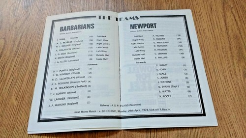 Newport Rugby Programmes 1948 - 1986 - Picture 103 of 147