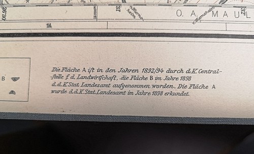 Mapa antiguo mapa plegable sobre lino - Vaihingen a.d. Enz - 1901 - Imagen 3 de 6