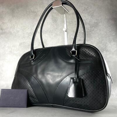 PRADA Archive 2000SS Leather Boring Bag Black Authentic Pre PRADA Archive 2000SS Leather Boring Bag Black Authentic Pre