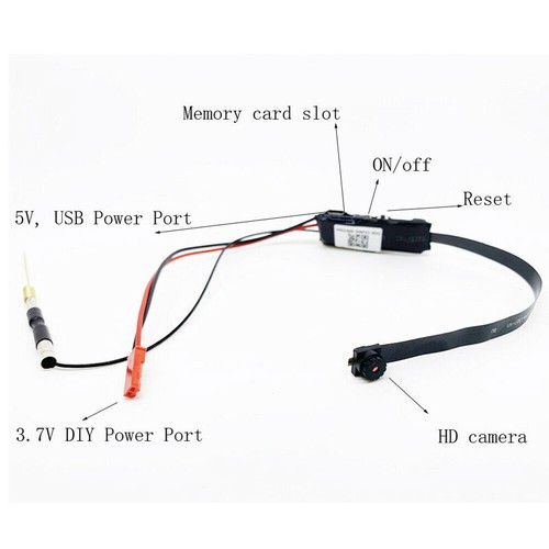 4K HD Button WiFi Wireless DIY 5V 3.7V Micro Camera Home Security Video Recorder - 第 5/9 張圖片