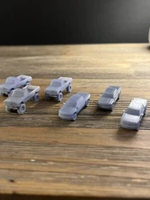 N SCALE 1:160 LIFTED PICKUP TRUCKS AND EXTENDED CAB VEHICLE VARIETY PACK (6pk)