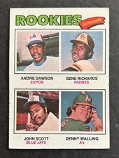 1977  Topps Baseball Montreal Expos Andre Dawson Rookie Card #473 + BONUS CARDS