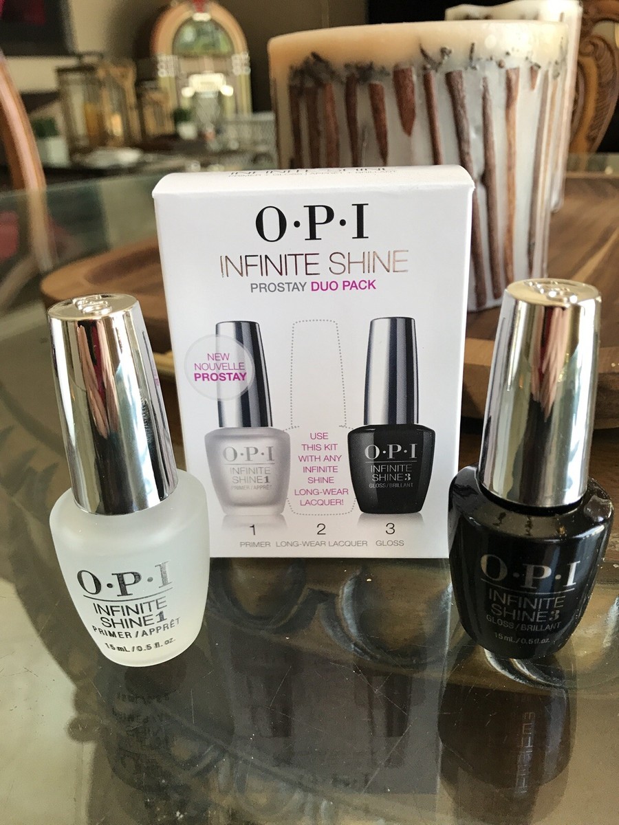 OPI Infinite Shine ProStay Duo Pack Nail Lacquer Primer & Gloss