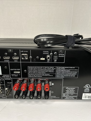 Pioneer VSX-822-K 5.1 Channel AV Receiver Home Theater - Picture 3 of 8