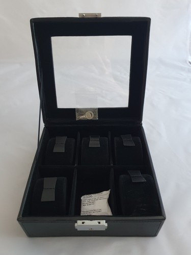 Uhrenbox Uhrenkoffer Schmuckkästchen Uhrentruhe Uhrenkasten 5 Uhren und diverses - Bild 7 von 7