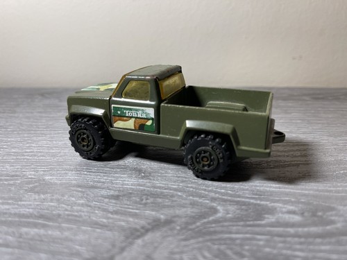 Vintage 1978 Tonka Pickup Truck Green Army Toy Camouflage Camo Small - Picture 3 of 3
