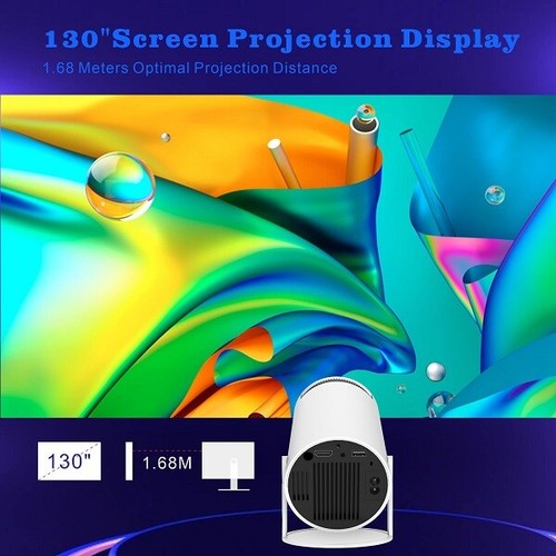 Android 11.0 Home Theater Entertainment Projector LCD Smart Projector - Picture 9 of 11