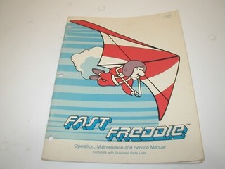 Fast Freddie Operation, Maintenance & Service Manual, Atari  TM-208  1St Printin