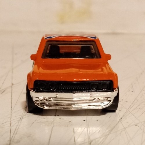 Custom Hot Wheels Datsun 620 Pickup With The Dukes of Hazzard General Lee Decals - Picture 8 of 11
