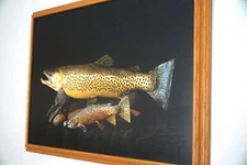 Brown trout wall art