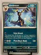 Pokemon Card Umbreon Obsidian Flames Uncommon 130/197 Near Mint