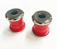 Heavy Duty Red Handlebar Riser Damper Bushing Set For 74-Later Harley Big Twins