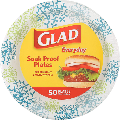 Glad round Disposable Paper Plates for All Occasions | New & Improved Quality | - Picture 11 of 12