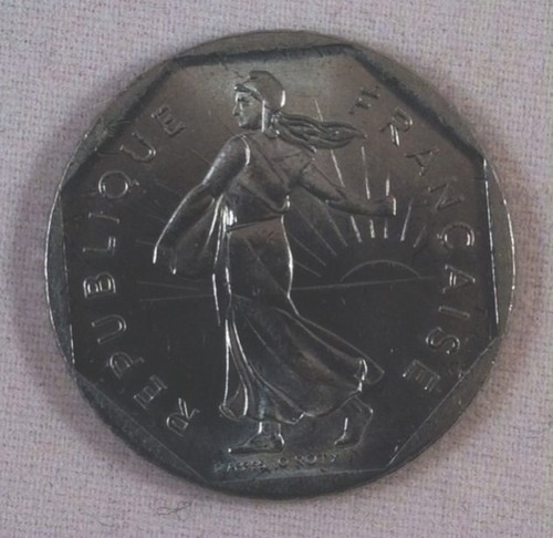 French coins, Vème République, 2 Francs Semeuse Piéfort , 1979 - Picture 2 of 7