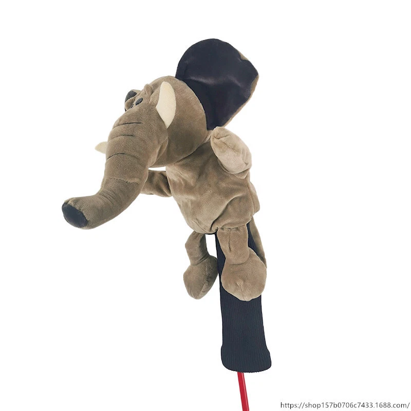 Novelty Golf Club Headcover Soft Animal Wood Driver Head Cover Sleeve Sets - Image 4 of 4