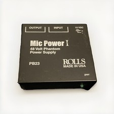 Rolls PB23 Microphone 48V Phantom Power Adapter