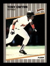 1989 Fleer #305 Tony Gwynn San Diego Padres
