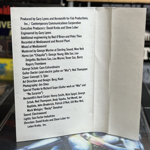 Aerosmith - Night in the Ruts 1979 Cassette Tested Remember Walking in the Sand - Picture 12 of 13