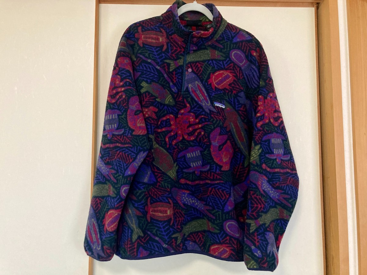 Ultra Rare】Patagonia Deep Sea Creatures Size XL Synchilla Snap-T