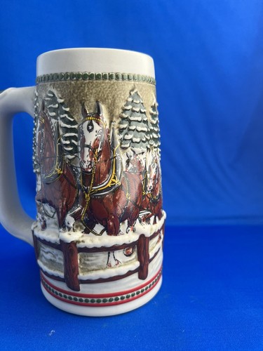 Vintage Anheuser-Busch Limited Edition Beer Stein Christmas for Him! - Picture 3 of 7