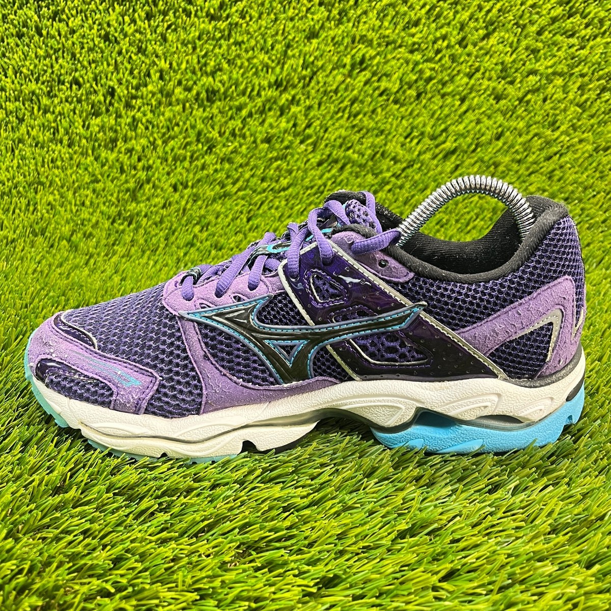 Mizuno Wave Enigma 5 Womens Size 8.5 Purple White Running