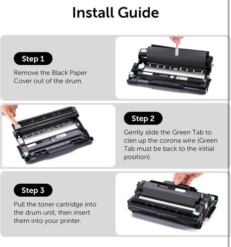 DR630 Drum Unit High Yield Compatible for Brother DR 630 DR-630 Replacement 2pk - Bild 4 von 8