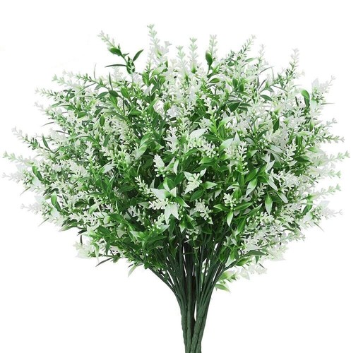 Artificial Flowers Plastic Resistant Fake Plants Home In/Outdoor Garden Decor DP - Picture 14 of 16