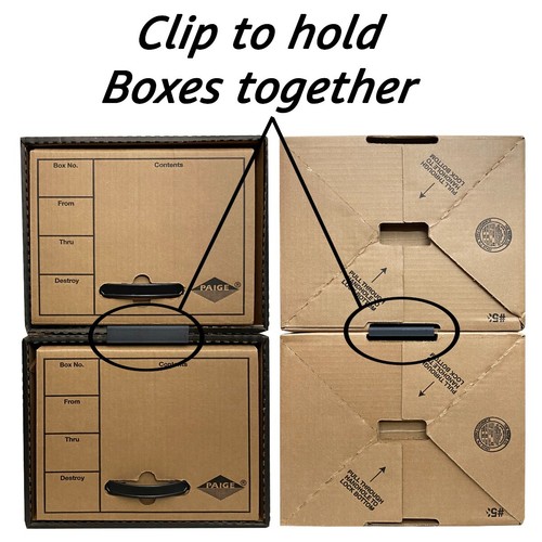 UOFFICE Quick Stack Drawer File Boxes, 24" x 12.5" x 10.5", 2 Pack - Picture 8 of 10