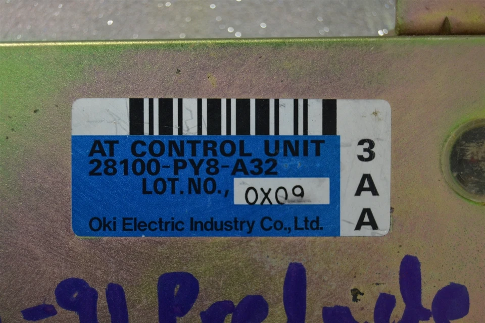 1990 1991 Honda Prelude трансмиссии компьютерный блок TCU 28100PY8A32 модуль 38 9B3 - Изображение 2 из 3