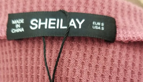 Sheilay Women Blouse Long Sleeve V Neck Leopard Print Casual Size S - Picture 7 of 8
