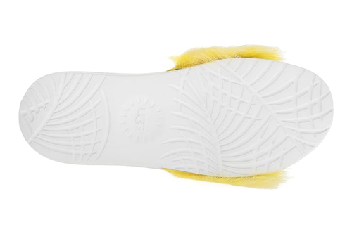 UGG Royale Damen-Flip-Flops mit Fell gelb 39 - Bild 5 von 5