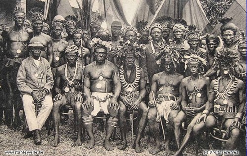 Congo Belge - Très Rare Médaille CHEFFERIE INDIGENE - bilingue - vers 1910 - - Bild 4 von 8