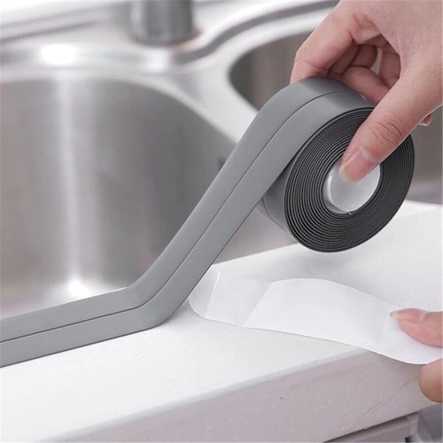 PVC Sealing Strip Tape Self Adhesive Waterproof Wall Sticker Bathroom Sink Bath - Picture 3 of 19
