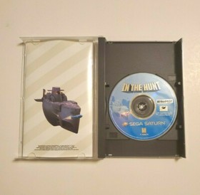 In The Hunt (Sega Saturn, 1994) CIB Complete Authentic Game w/ Reg Card VG Shape
