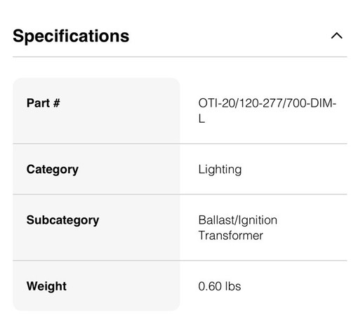 Osram Optotronic Out 20/120-277/700DIM L - Picture 2 of 3