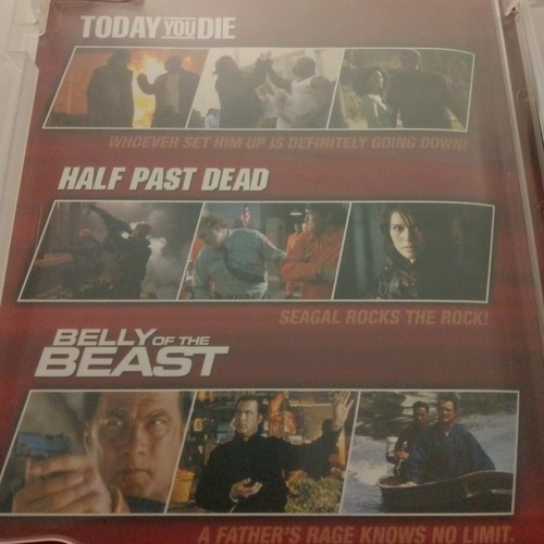 Steven Seagal DVD Five Movie Bundle R4 Under Siege Submerged Belly Of The Beast - Picture 17 of 21