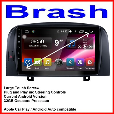 SONATA 2006-08 GPS WIRELESS APPLE CARPLAY ANDROID AUTO CAMERA DAB+ TPMS DVR ODB