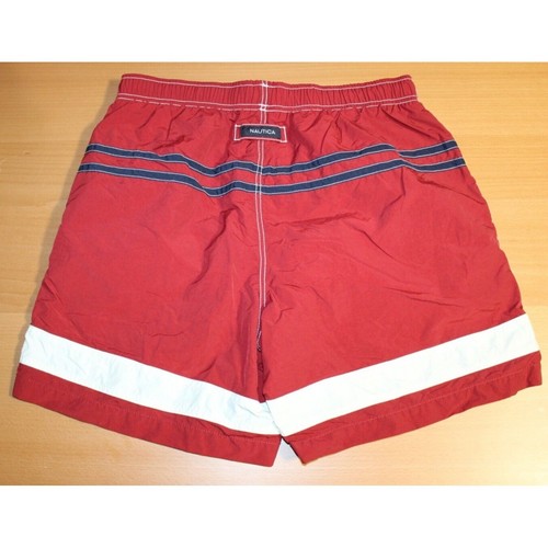 Mens Nautica Drawstring Mesh Lined Swim Suit Board Shorts Trunks Medium Beach - Picture 6 of 6