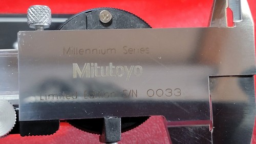 Mitutoyo 505-637-60 dial Caliper 6" Millennium Series Limited Edition  Rare sn33 - Picture 5 of 20
